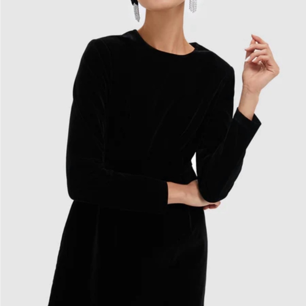 Tuckernuck Black Long Sleeve Dress